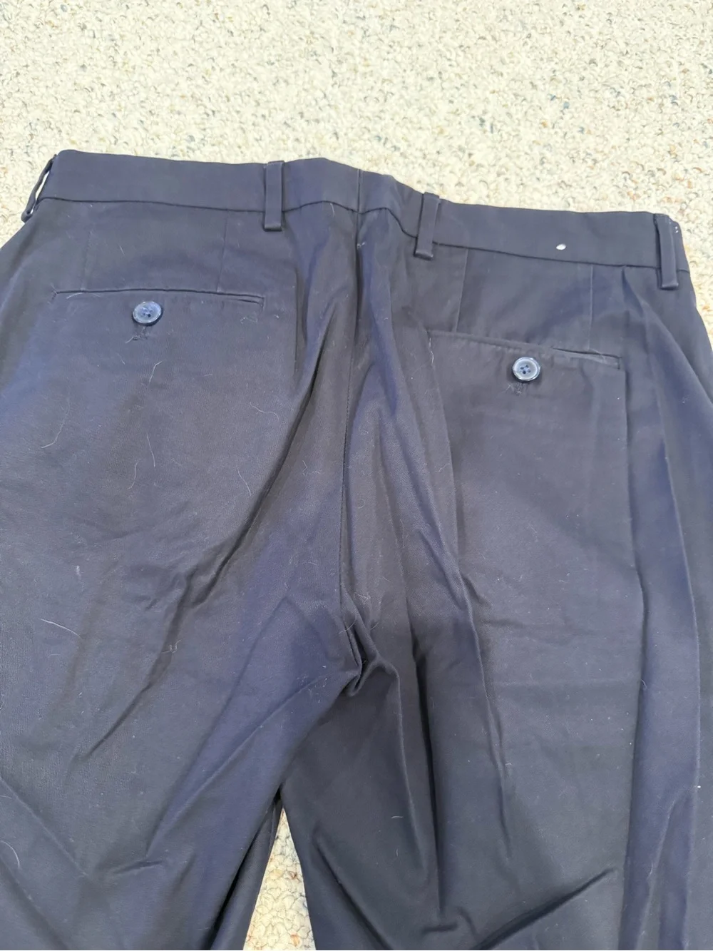 Express Photographer Navy Blue Slim Fit Dress Pants Size 29x32